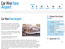 Tablet Screenshot of carhirefaroairport.co.uk